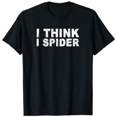 I Think I Spider Lustiges Deutsch Englisch T-Shirt