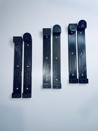 2X Guide Rail Track Wall Hangers/Holders Compatible with Various Rails