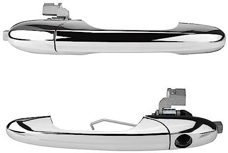 Njprmbq Interior Door Handle for Fiat 500 2012-2018 68069943AC Left Hand Drive Left Drivers Side Exterior Outer Door Handle Door Handles(Left Drivers Side)