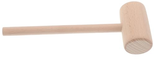 Healifty Holzhammer aus Buchenholz, Holzhämmer für DIY Leather Crafts, Werkzeug zur Holzbearbeitung, ausgewogen, präzise gefertigt für home projects