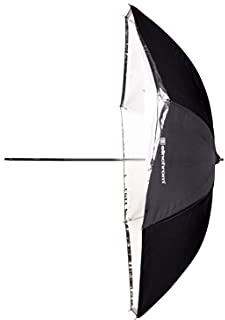 Elinchrom Shallow 2-in-1 Umbrella - 85cm/ 33in - White Reflective/Translucent (EL26358)