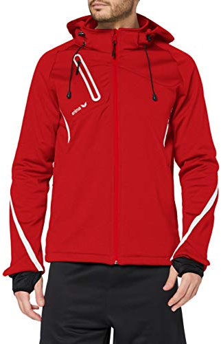 Erima Herren Softshelljacke Function (9060709), rot/weiß, XXL