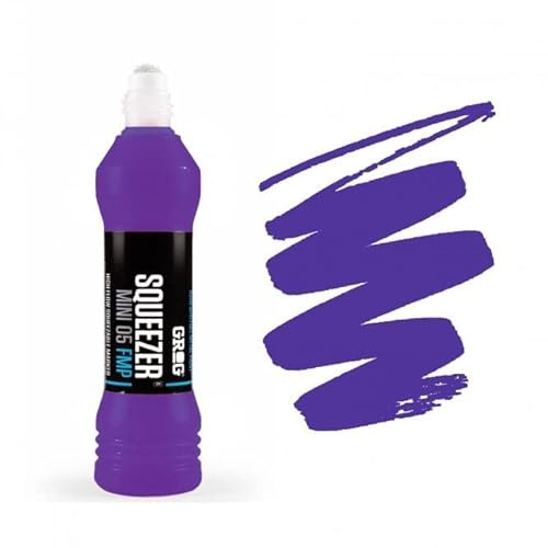 Grog Squeezer Mini 05 FMP - 5mm Refillable Full Metal Paint Marker Pen - Supplied By Graff-City (Goldrake Purple)
