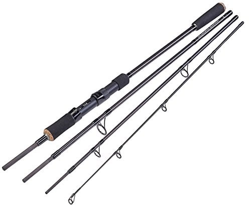 DAM Quadra Safar, 2.10 Meter, Wurfgewicht 10-30 Gramm, 4 Teilig, Reise Angelrute, 52216