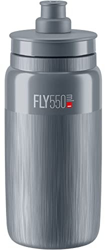 Elite Fly Lightweight Cycling Bottle - Grey (550ml)