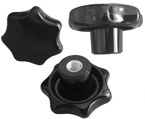 5 Stück Sterngriffmutter - M8 - Ø50 mm - DIN6336 K - Stahlgewinde