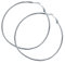 FOCALOOK Creolen Hoop Ohrringe 70mm Große Runde Kreis Ohrringe goldfarben Elegant Ohrschmuck für Frauen Mädchen Bürodamen