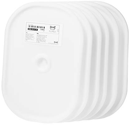 Ikea TROFAST Deckel, weiß, klein, 20 x 28 cm, Kunststoff, 6 Stück