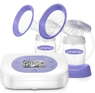 Lansinoh - Smartpump 2.0 Double Electric Breast Pump - Ultra Quiet, Portable Pump - Links to Lansinoh Baby App for Easy Tracking