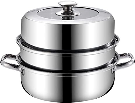 Cabilock 1pièce Pot à Vapeur Acier Inoxydable Casserole à Double Pour Cuisine Pour Cuisson Et Vapeur De Soupe Ustensile Multifonctionnel à Usage Domestique