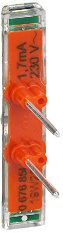 Legrand - Voyant témoin Mosaic Easy-Led 230V avec repère orange