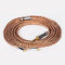KBEAR 24 Core Detached Earphone Cable, Headset Upgrade Cable, 5N Oxygen-Free Copper Wire-Based In Ear Monitor Cable, Improve Sound Headphone Replacement Cable for SE215 SE315 LZA4 LZA5(MMCX, 3.5mm)