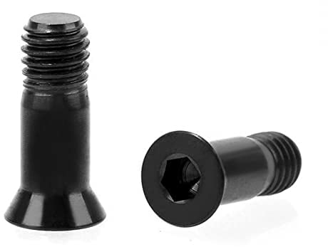 DONGKER 2PCS Bike Titanium Bolts,M5x14.2mm Wheel Bolt,Bicycle Rear Derailleur Fixing Screw for Road Bike MTB