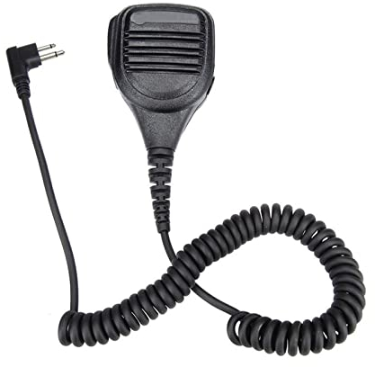 DCALU Strapazierfähiges Schulter-Fernbedienungs-PTT-Handlautsprechermikrofon, passend for Motorola CP200 XLS PR400 EP450 GTX GP300 P1225 Xtni Vl50 Radio Walkie Talkie Mic