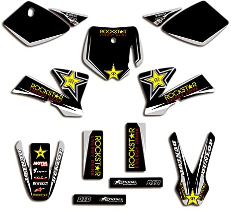 ENARUI Dekor Aufkleber Decals Graphics Kompatibel mit KTM SX 50 SX50 2002 2003 2004 2005 2006 2007 2008