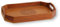 Vesta Homes Serviertablett aus Akazienholz mit graviertem Mandala-Design, rechteckiges Organizer-Tablett aus Holz für Küche, Esszimmer, Büro und Dekoration, ideal für Snacks, Tee und Organisation, 38