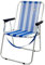 BigBuy Productos de hogar 12759 Stuhl, Aluminium, Blau, Standard