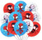 POPOYU 18 Stück Spiderman Luftballon Geburtstag, Spiderman Ballons, Spiderman Geburtstags Luftballons, Spiderman Geburtstagsdeko Set, Spiderman Geburtstagsdeko für Mädchen Jungen Geburtstagsfeier