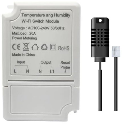 Smart WiFi Temperatur und Luftfeuchtigkeit Schalter Schalter Meter Power Sonde Sensor