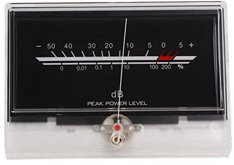 VU-Meter, Hochgenaues VU-Meter, Kopfverstärker, DB-Meter, LED-weiße Beleuchtung, Hintergrundbeleuchtung, Verstärker, Meter, Verstärker