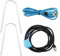 Create idea 2 cavi Aux-In per autoradio da 3,5 mm, jack femmina e cavo jack maschio con 2 kit di rimozione, compatibile con Delphi, compatibile con Bosch Auto Fiat 500