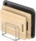 KORRTFID Chopping Board Holder, Chopping Board Storage Rack, Chopping Board Organiser, 304 Stainless Steel, Chopping Board Holder, Biscuit Sheets Organiser, 1 + 1.2 Wide Slots (Large)
