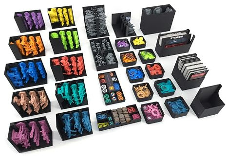 Brettspiel-Einsatz/Organizer für Cyberpunk 2077: Gangs of Night City