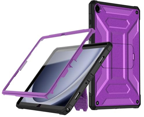 Samsung Galaxy Tab A9+ Plus Case 11 inch 2023, TrendGate Lightweight Shockproof Armor Series Full Cover Built-in Screen Protector with Stand for Galaxy Tab A9+ 11'' (SM-X210/X216/X218) - Purple