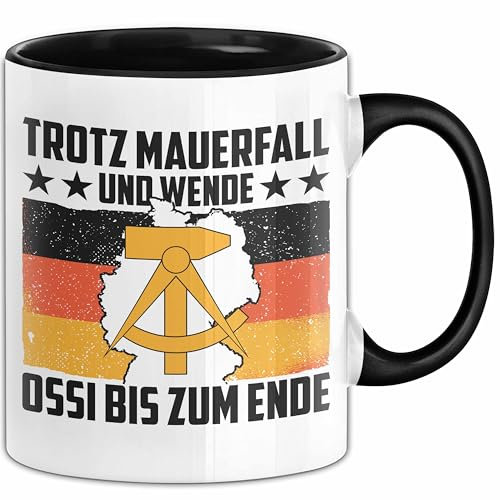 Ddr Tasse Geschenk Ossi Geschenkidee Ostdeutschland Deutschland (Schwarz)