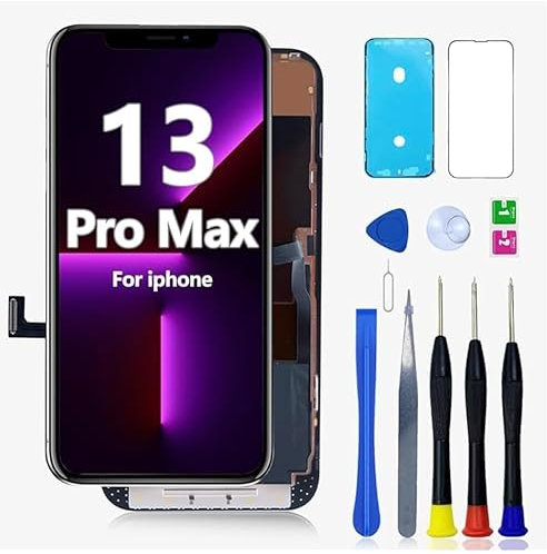 Allfixparts for iPhone 13 Pro Max Screen Replacement 6.7' 3D Touch Screen Complete Repair kit Digitizer Display Assembly with Waterproof Adhesive