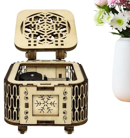 Puzzle en Bois pour Adultes - Boîte à Musique en Bois - Puzzle pour - Pas de Colle nécessaire - Compartiment de Rangement Secret pour la Famille et Les Amis