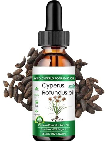 Cyperus Rotundus Oil For Hair Removal, 60 ml Cyperus Rotundus Öl Bio, Nature Max Cyperus Rotundus Öl, topisches ätherisches Cyperus Öl, zur Reduzierung des Haarwuchses, für glatte Haut(1Stück)