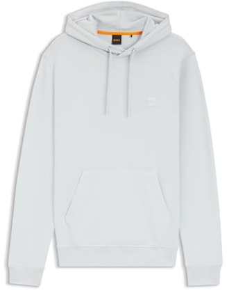 BOSS Hoodie Aus Baumwoll-terry Mit Logo-aufnäher