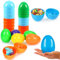 Ostereier Plastik, 8cm Ostereier zum befüllen groß, Ostern überraschungseier, Kinder überraschungsei XXL Zum Füllen von Süßigkeiten und Kindergeschenken an Ostern (12PCS)