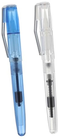 SHINEOFI 2 Stücke Nachfüllbare Kalligraphie Stifte Pinsel Brunnen Stift Pinsel Stift Für Schreiben Zeichnung