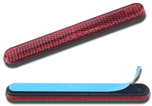 Motorrad Kennzeichen Reflektoren Aufkleber Motorrad, 2 Stück Motorrad Reflektor Rückstrahler, Katzenauge Multifunktional Scooter Geprüft