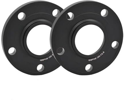 JAYWIS Spurverbreiterungen Spurverbreiterungen Für Autos Für Mercedes Für Viano W203 Für W211 Für Coupé W 207 Für SLR Für W210 Spurverbreiterungen Für Unterlegscheiben(SCHWARZ,20 mm)