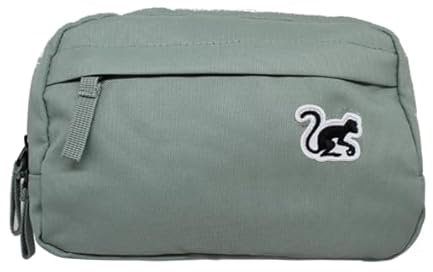 Marsupio incrociato - Doggy Bag - Borsa Unisex-Adulti - 2L - Riciclato, salvia, Marsupio in vita o sul petto