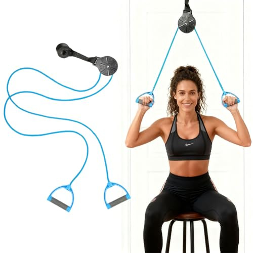 flintronic Schultertrainer Pulley, Schlingentrainer für Training, Schulterbeweglichkeit, Schulter Trainer mit Handgriffe und Befestigung