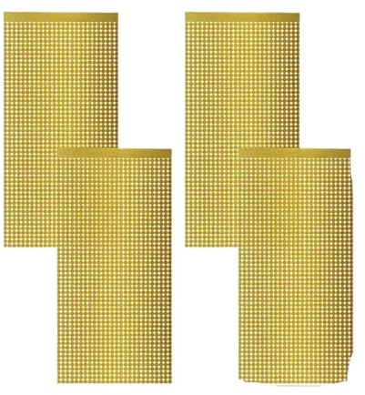 Shimmer Wall Panels 4 stücke Gold Geburtstag Partei Hintergrund Vorhang Pailletten Hochzeit Dekoration Dusche Decor Erwachsene Jahrestag(Gold)