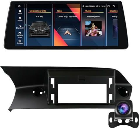 Pantalla táctil de 10,25 para Mercedes-Benz Clase C W204 (2011-2014) - Estéreo NTG 4.5 Compatible con CarPlay inalámbrico, Android Auto, GPS, Bluetooth, Wi-Fi y Radio FM - 4 GB de RAM, 32 G