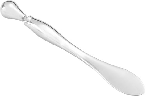 MALUGOGO Augenmassagestab aus Zinklegierung zur Reduzierung von Schwellungen und zur Linderung von Augenringen, tragbarer Gesichts-Augencreme-Applikator für die tägliche Hautstraffung