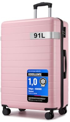 Shavont Valigia Grande 76 cm Trolley Rigida in ABS, Rosa