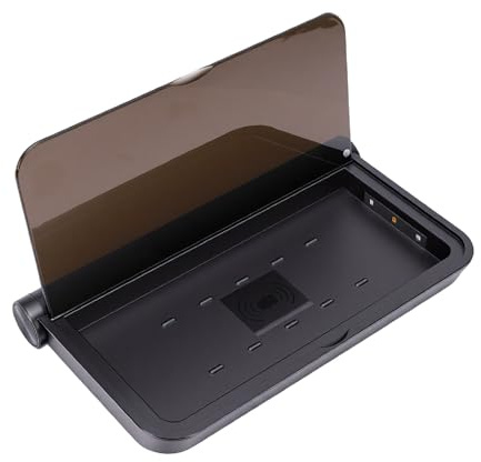 YUEHISY UV-Licht-Desinfektionsmittel – Handy-Desinfektionsmittel-Reinigungsbox mit Kabellosem Ladegerät, Großer Kapazität, Touch-Steuerung für Smartphone (Black)