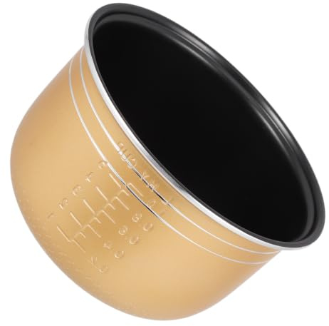 POPETPOP Reemplazo de Olla Interior Olla Arrocera Eléctrica de 2l en Acero Inoxidable Recubrimiento Antiadherente Mejorado para Cocinar Arroz y Sopas