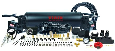 VIAIR 20014 Dual 380c Onboard Air Kit, Stealth Black
