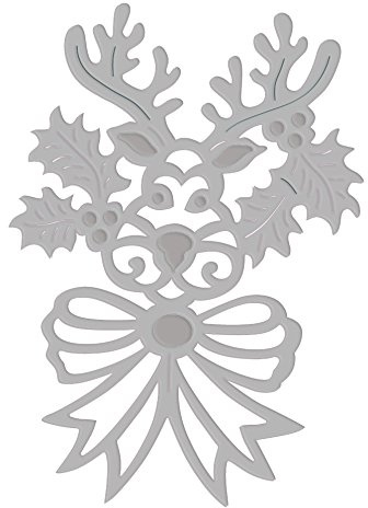 Sweet Dixie Cute Reindeer Die, Grey