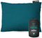 Wise Owl Outfitters Reisekissen (30x40cm) - Outdoor Kopfkissen aus Memory Foam - Camping Kissen - Nackenkissen für Flugzeug, Auto, Zug - Kompaktes Reisekopfkissen - Camping Zubehör (Grün)
