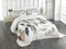 ABAKUHAUS Gefieder Tagesdecke Set, Vogel Körperfedern Set, Set mit Kissenbezügen Klare Farben, für Doppelbetten 264 x 220 cm, Multicolor