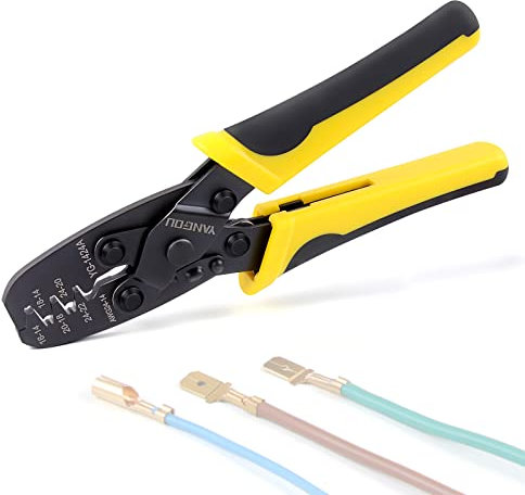 Yangoutool Molex Crimpzange, vielseitig einsetzbar für Molex, Delphi, AMP/Tyco, Harley, PC/Computer, Automobileinsatz, 24-14 AWG, Modell 1424A